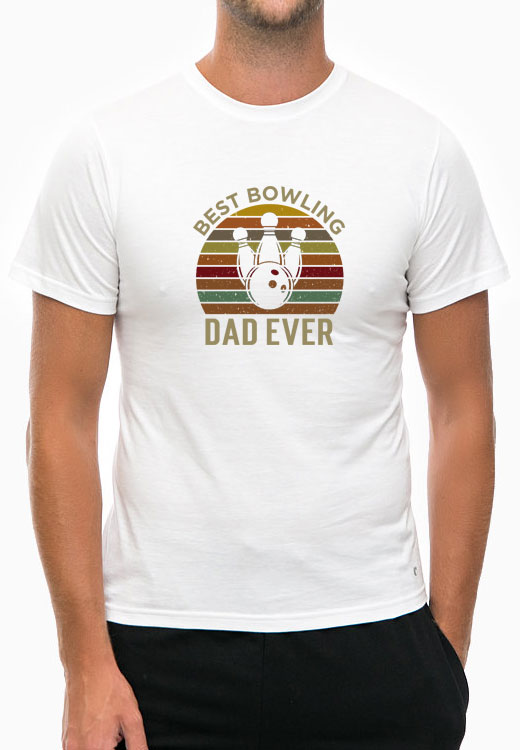 

Футболка унисекс NoBrand Bowling Dad Ever White белая XXL, Белый, Bowling Dad Ever White