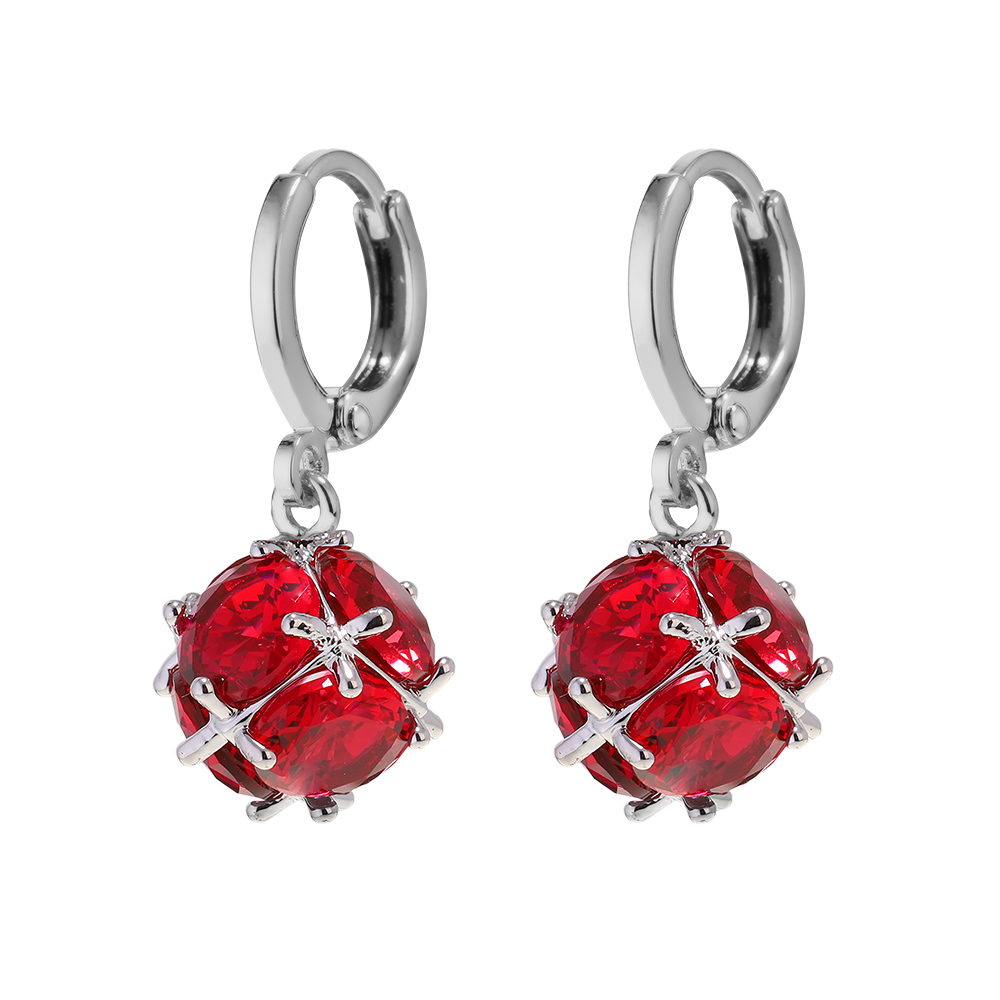 

Серьги из бижутерного сплава Ice&High Collection MS3331005r, хрусталь, MS3331005r