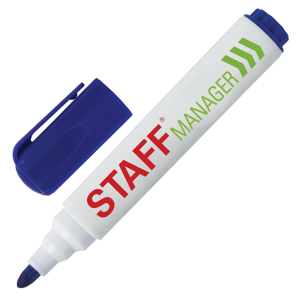 

Набор из 24 шт, Маркер для доски Staff (151492), Синий