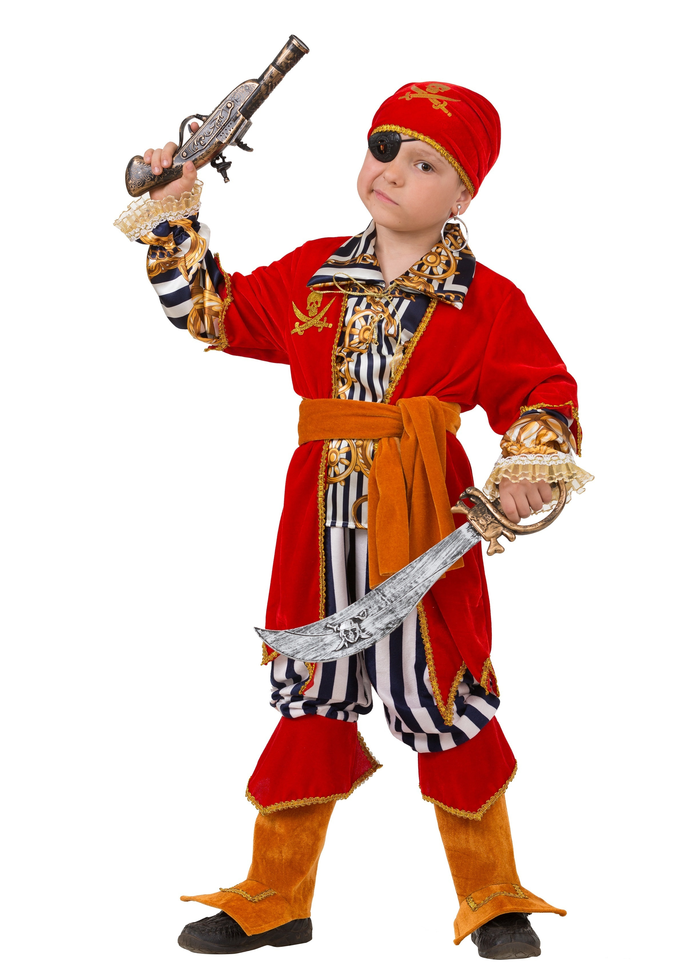 Костюм Батик Пират Морской Детский 36 (146 см)