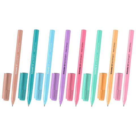 

Ручка шариковая Schneider Tops 505 F Light Pastel, синяя, пастель ассорти, 150520, 50 шт