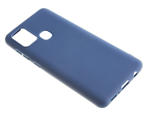 фото Силиконовый чехол tpu case матовый samsung a21s синий pc