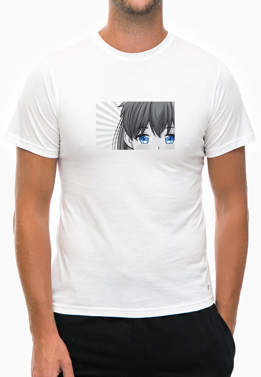 

Футболка унисекс NoBrand Blue Eyes Anime Girl Character White белая M, Белый, Blue Eyes Anime Girl Character White