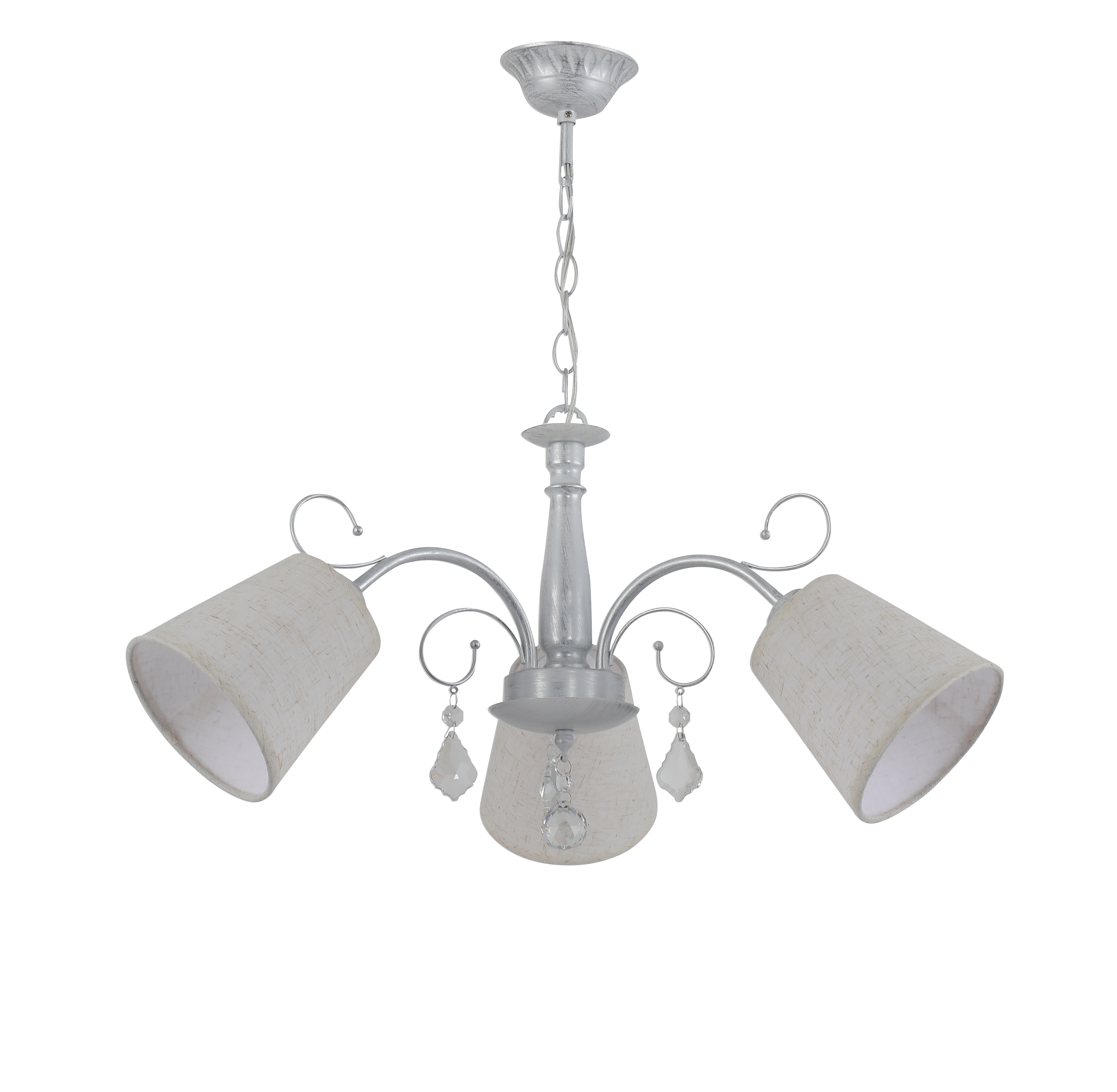 

Люстра подвесная BORTEN A076/3 WT+CH, A076/3 WT+CH