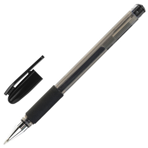 

Ручка гелевая с грипом Staff Basic GP-677, черная, узел 0,5 мм, 143677, 36 шт