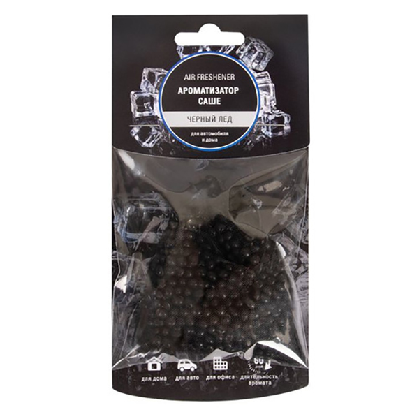 

Ароматизатор в машину KRAFT KT833065 Черный лед, KT 833065