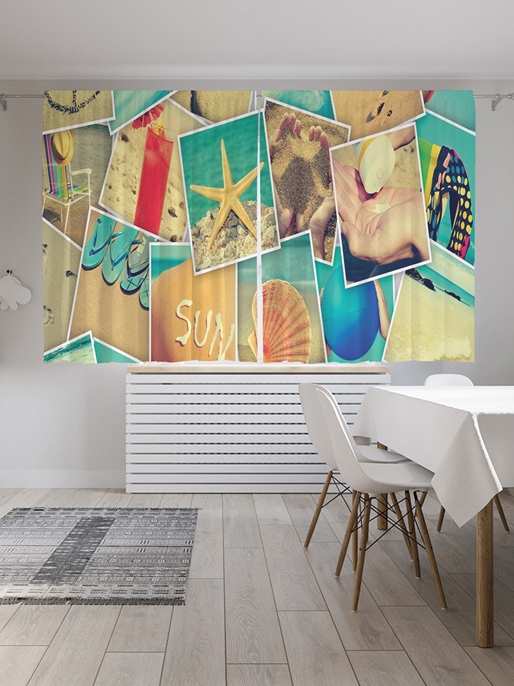 

Классические шторы JoyArty "Памятные фотографии", серия Oxford DeLux, 2 полотна 145x180 см, Памятные фотографии