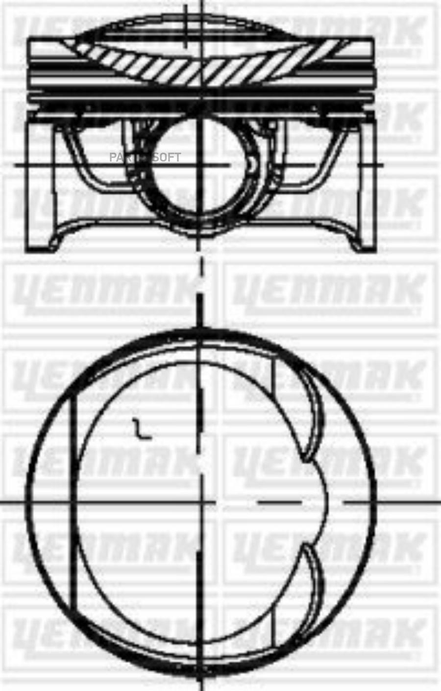 

YENMAK 39-04295-000 Порш.+палец,с кольцами 4шт