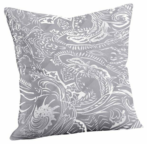 

Подушка Melissa 45x45 см стальная, Серый