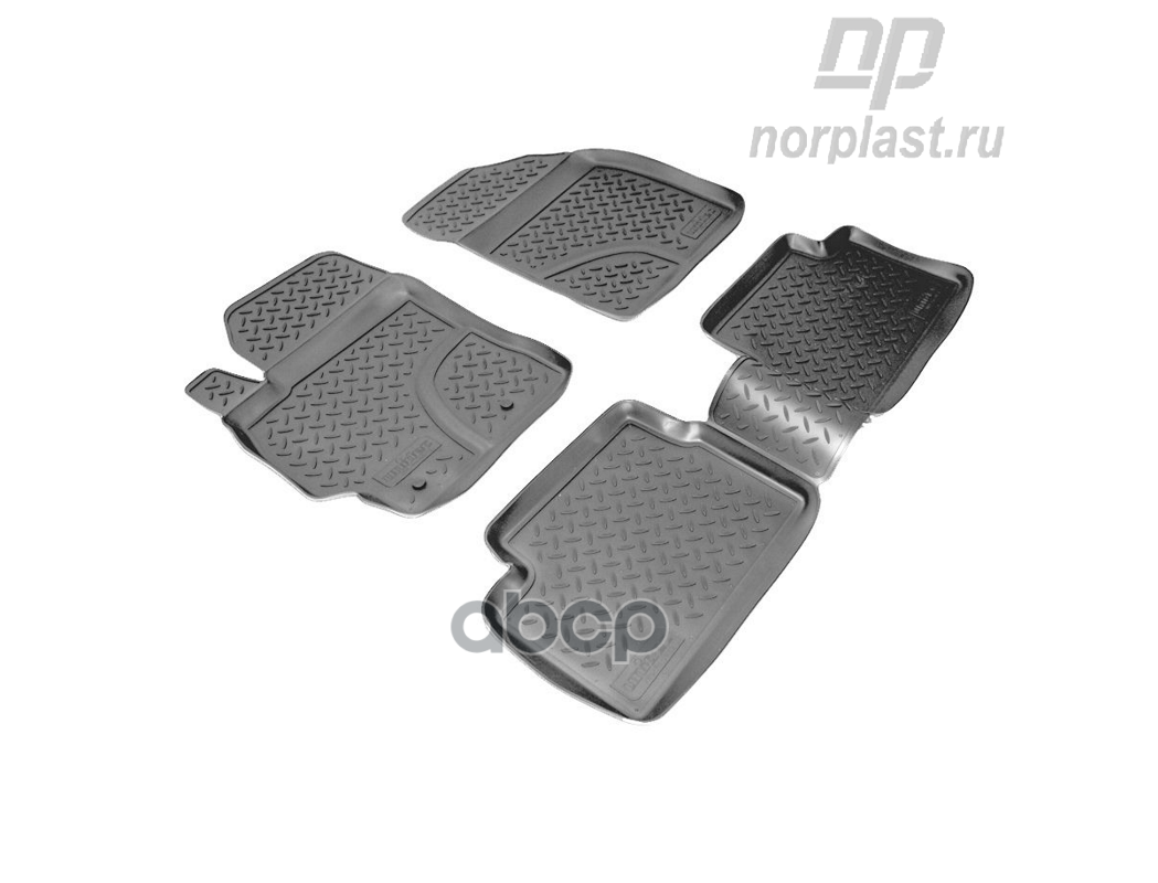 

NORPLAST Коврики в салон полиуретан NORPLAST TOYOTA COROLLA 07- черный к-кт NPL-Po-88-12