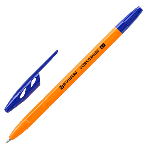 

Ручка шариковая Brauberg ULTRA ORANGE, синяя, 143562, 50 шт