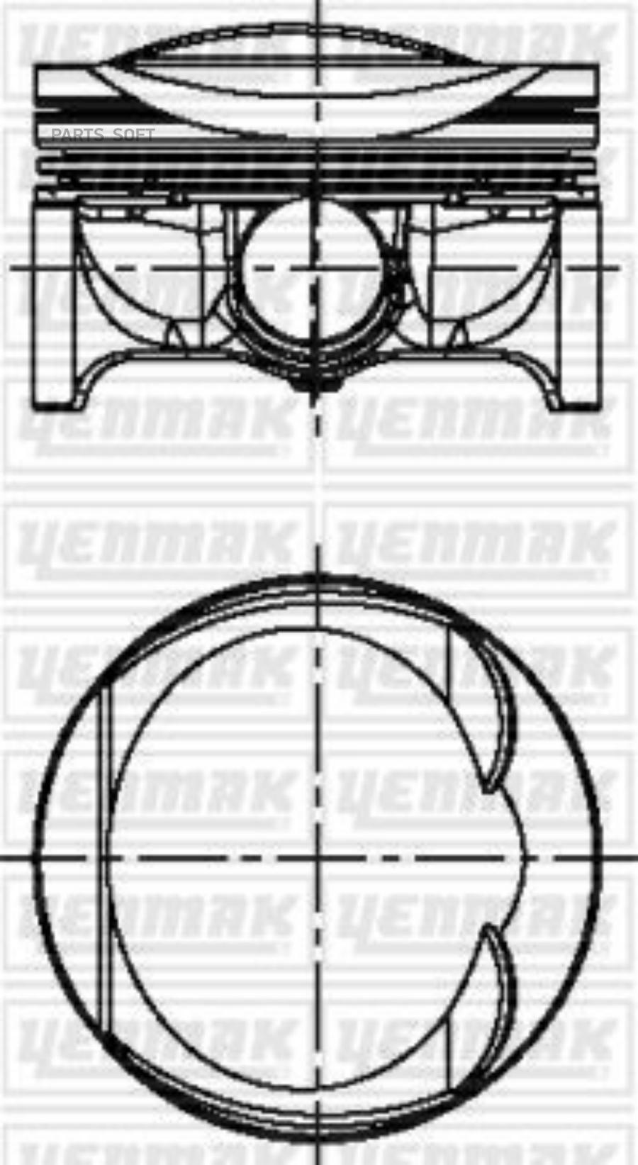 

82,50 Mm. Порш+Палец,С Кольцами YENMAK 31-04342-000