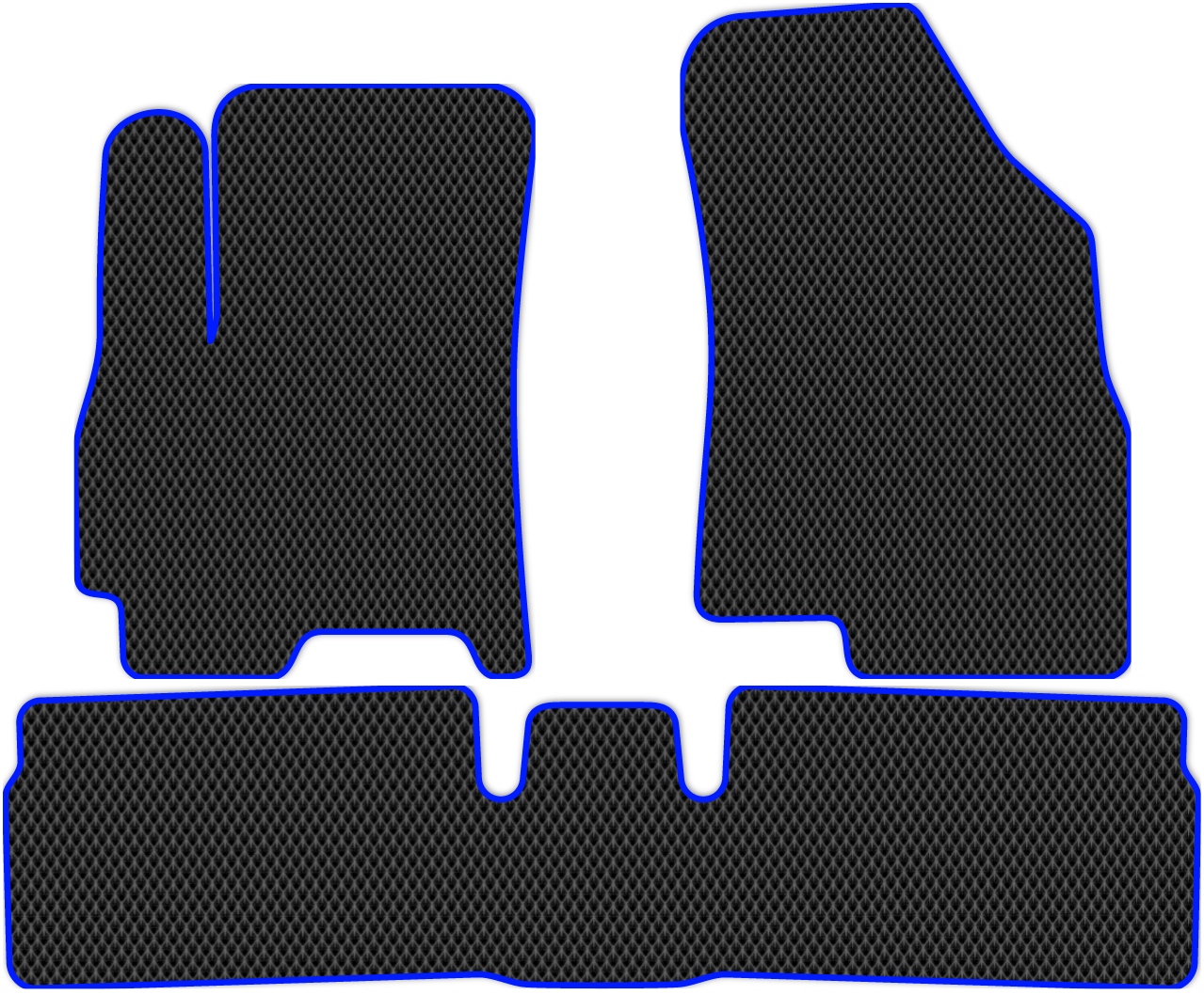 

Коврики ЭВА в салон для Chery Tiggo 4 1 2017 - Н.В. задний цельный, 3 шт. черный, 5215-W3NL-H