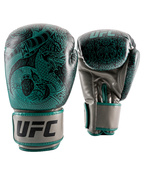 

(Перчатки для бокса UFC PRO Thai Naga 14 Oz - зеленые)