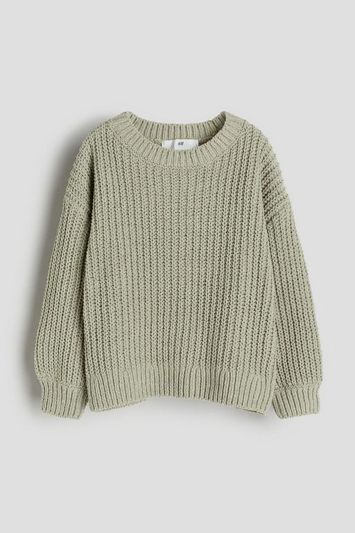 

Джемпер детский H&M 1094835, Светло-зеленый хаки, 110, 1094835