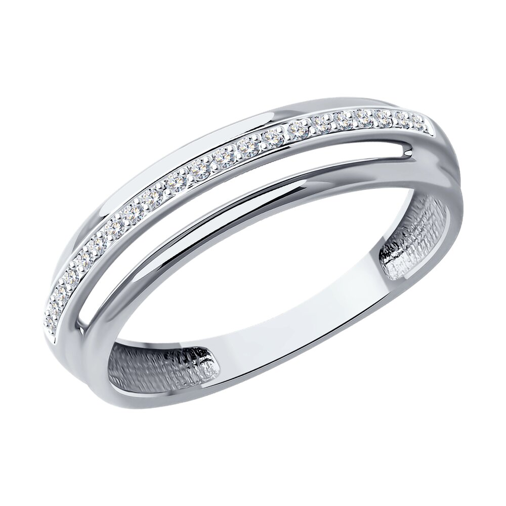 

Кольцо из золота р. 17,5 Diamant 52-210-01903-1, бриллиант, 52-210-01903-1