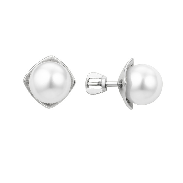 

Серьги из серебра с искусственным жемчугом VG 203240-136-0019, 203240-136-0019