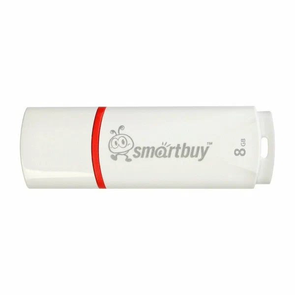 

Флешка SmartBuy Crown 8 ГБ белый (SB8GBCRW-W), Crown