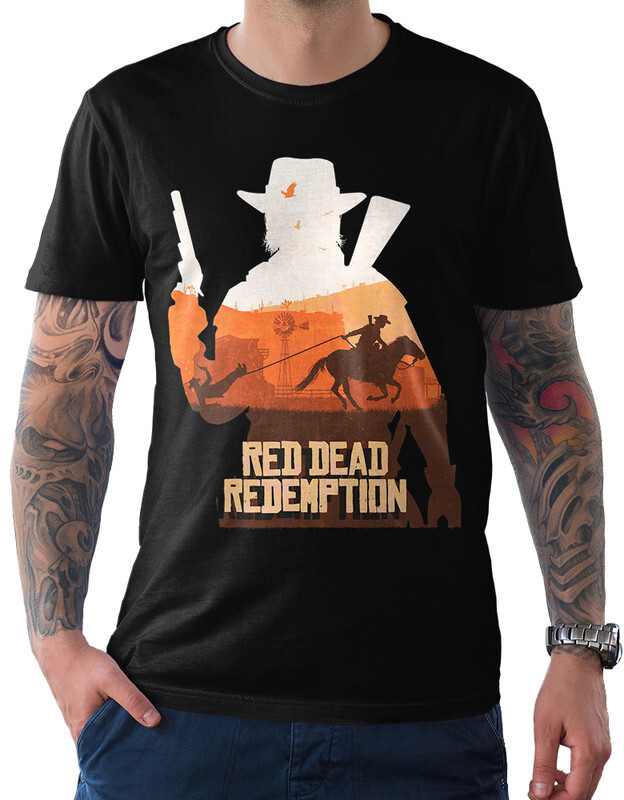 фото Футболка мужская design heroes red dead redemption - rdr черная xs