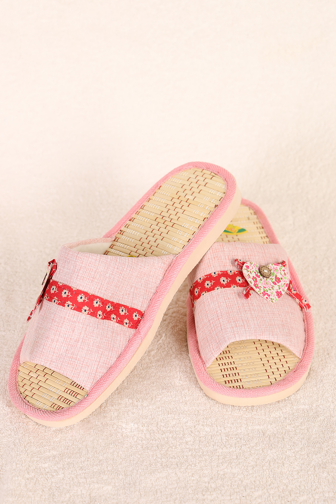 

Тапочки женские AlmondShop ТР-27 0268 пудра 39 RU, Розовый, ТР-27 0268
