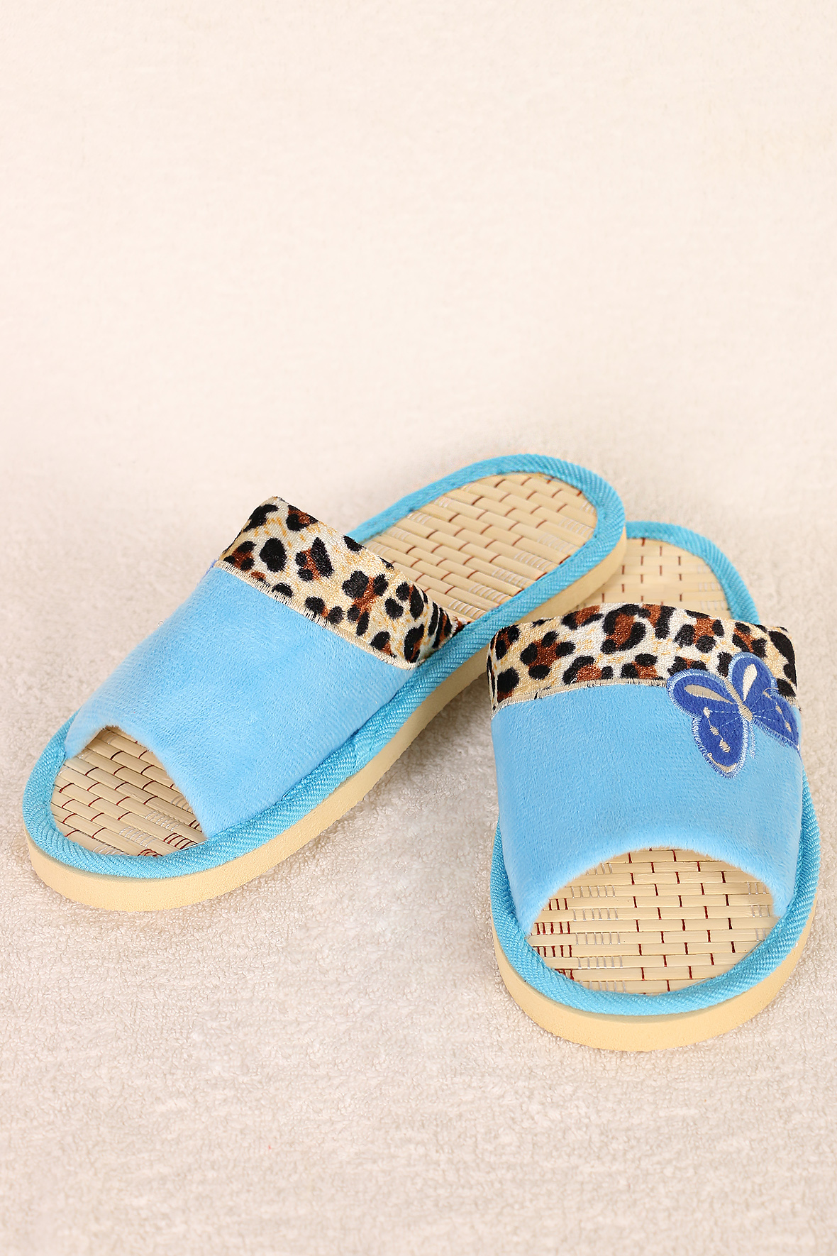 

Тапочки женские AlmondShop ТР-27 0265 голубой 39 RU, ТР-27 0265