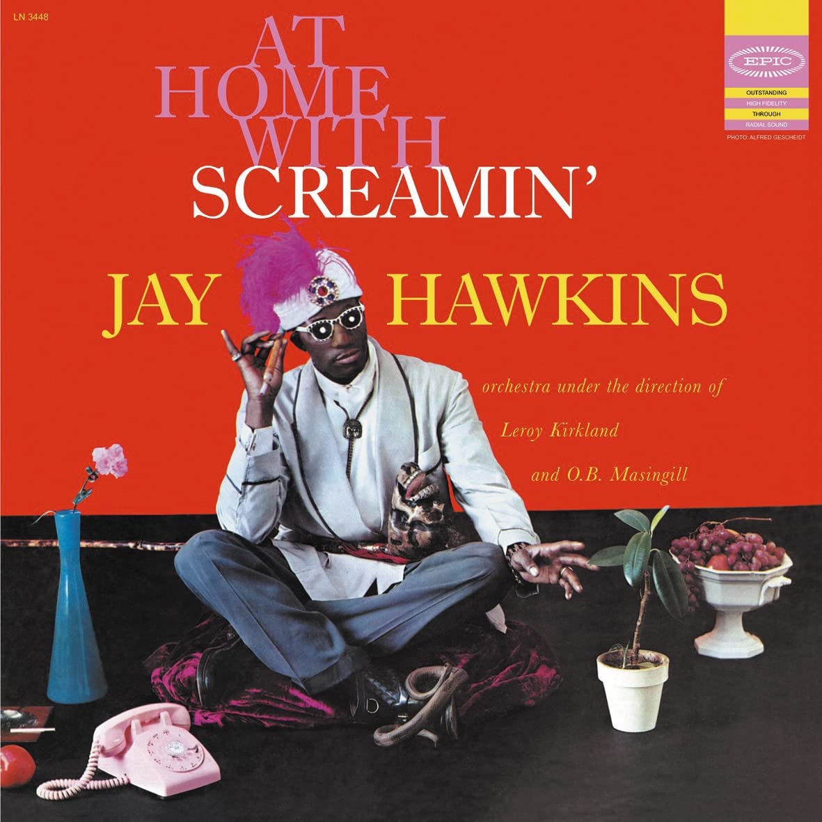 

SCREAMIN' JAY HAWKINS — At Home With Screamin‘ Jay Hawkins (LP, Coloured)