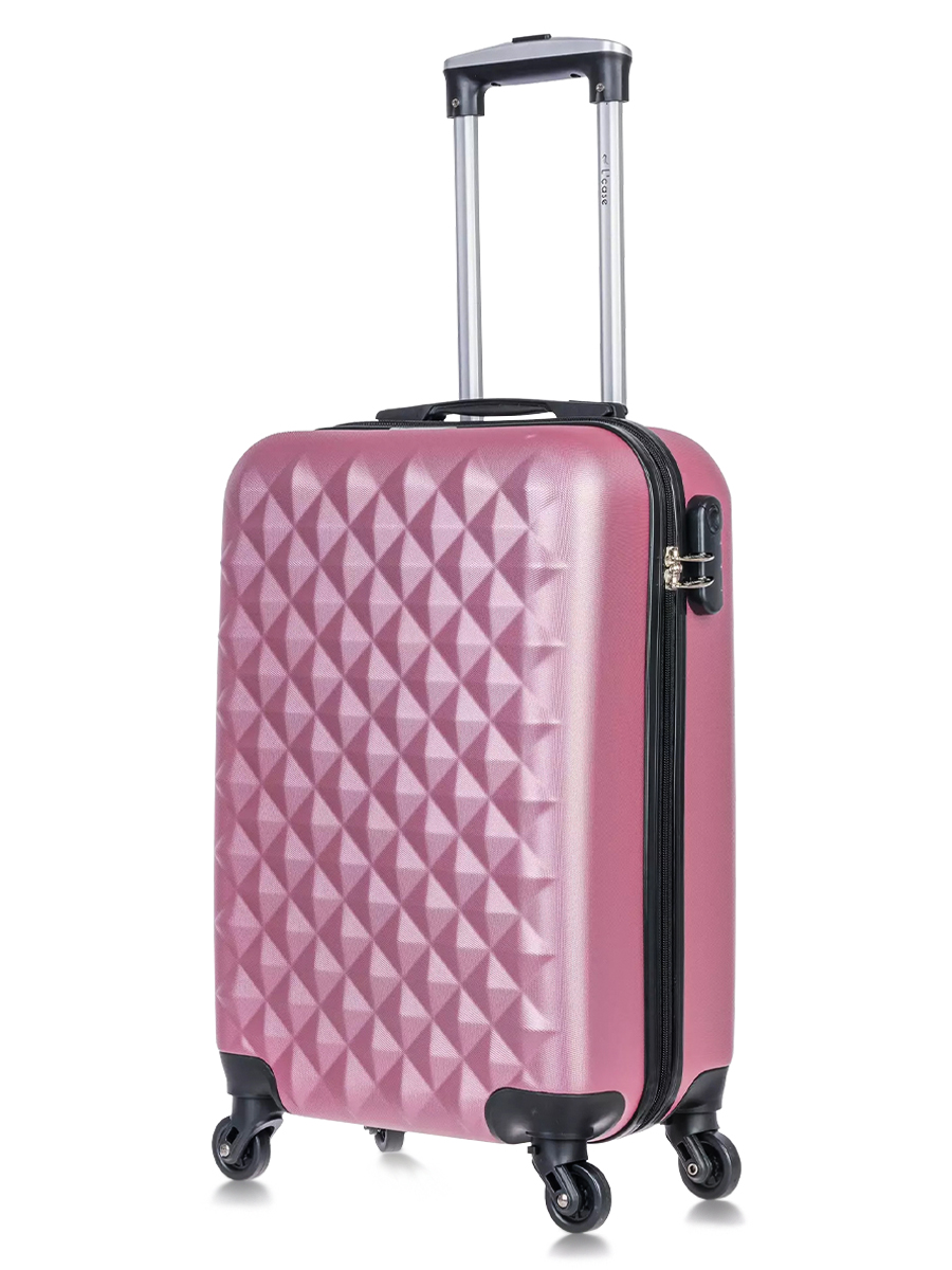Чемодан женский L'Case Phatthaya розовое золото, 56х36х20 см