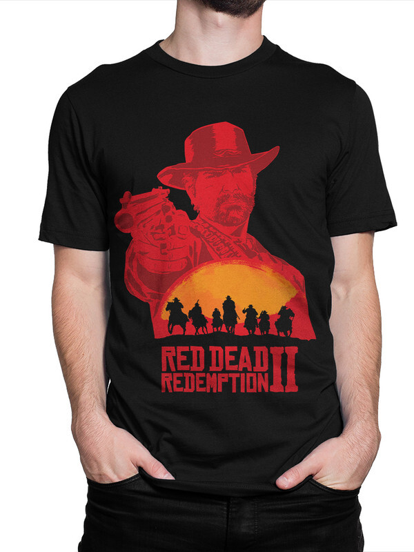 фото Футболка мужская design heroes игра red dead redemption черная xs