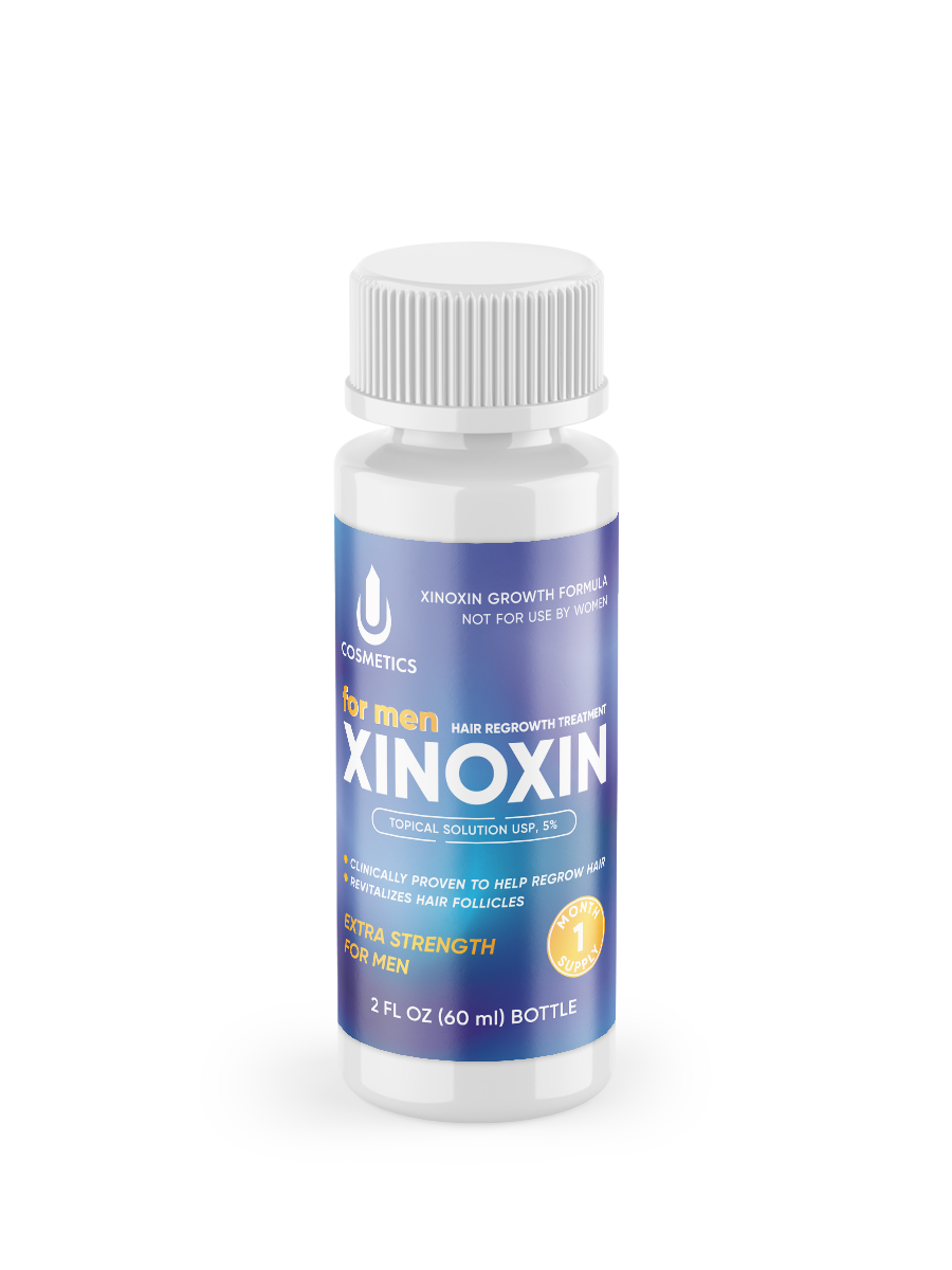 Лосьон Xinoxin для активации роста волоc, 5%, С мятной отдушкой, 60 мл 1 флакон