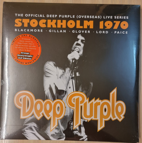 фото Deep purple — live in stockholm 1970 (3lp, coloured) медиа