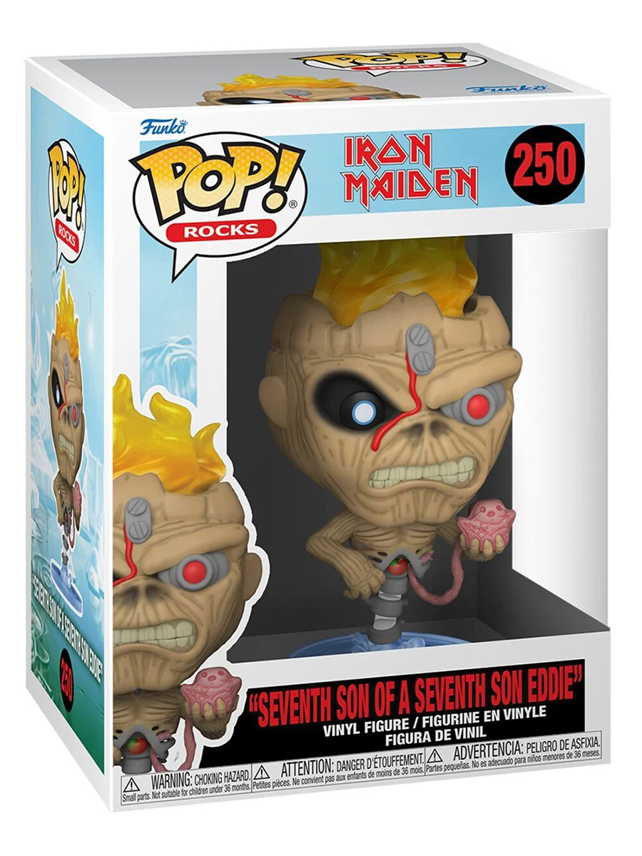 

Фигурка POP! Эдди Айрон Мейден Iron Maiden Seventh Son of Seventh Son №250 подставка 12см, Музыка