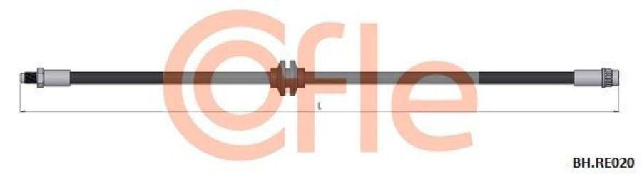 

Шланг тормозной передн RENAULT Clio III/Modus 04-