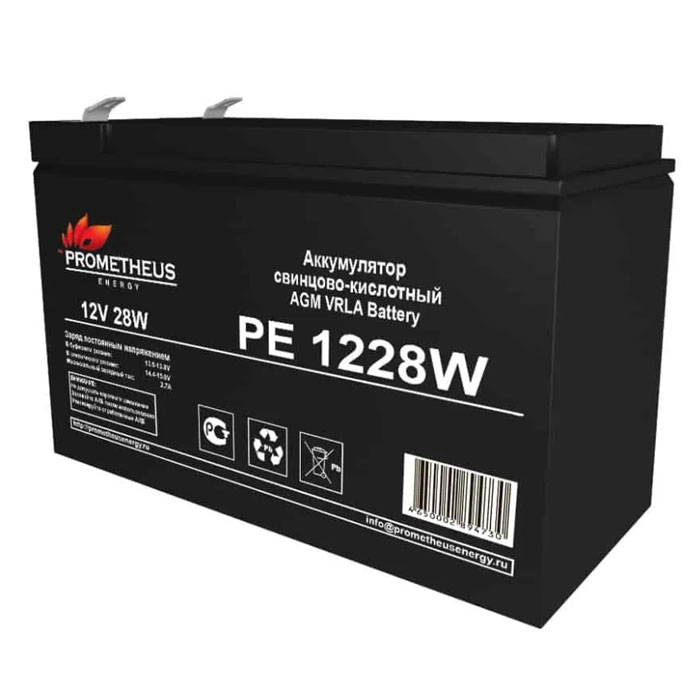 Аккумулятор для ИБП PROMETHEUS ENERGY PE 1228W 7 А/ч 12 В