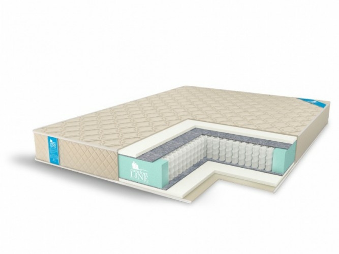 

Матрас Comfort Line Eco Slim S1000 95х186, Бежевый;белый;серый;серебристый, Eco Slim S1000