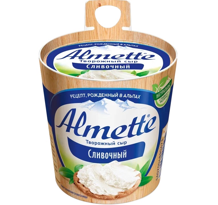 Сыр творожный Альметте сливочный 60%, 150 г