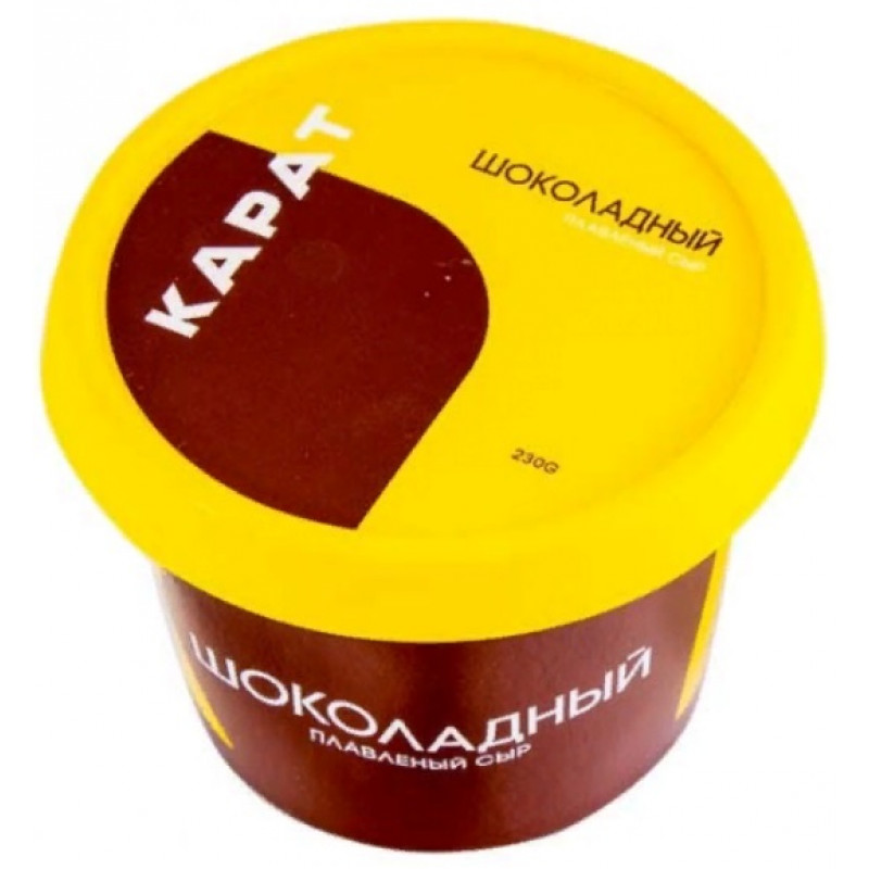 

Сыр Карат плавленый шоколадный 30%, 230 г БЗМЖ