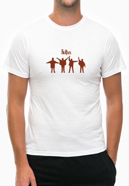 

Футболка унисекс NoBrand Beatles Help Silhouettes White белая L, Белый, Beatles Help Silhouettes White