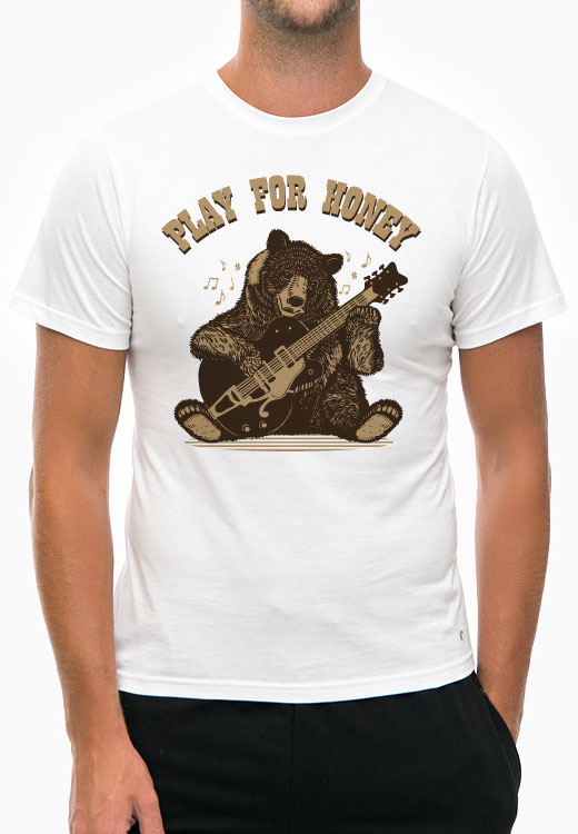 

Футболка унисекс NoBrand Bear Play For Honey Small White белая XXL, Белый, Bear Play For Honey Small White