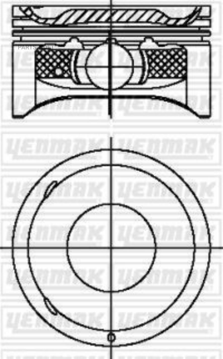 

YENMAK 31-04232-000 Поршень ДВС с кольцами OPEL ANTARA 2.4i 16V Z24XE =87.5 1.2x1.5x2.5 st