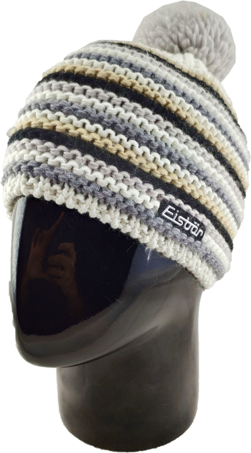 

Шапка женская Eisbar Fan Pompon 200, серый, Fan Pompon 200