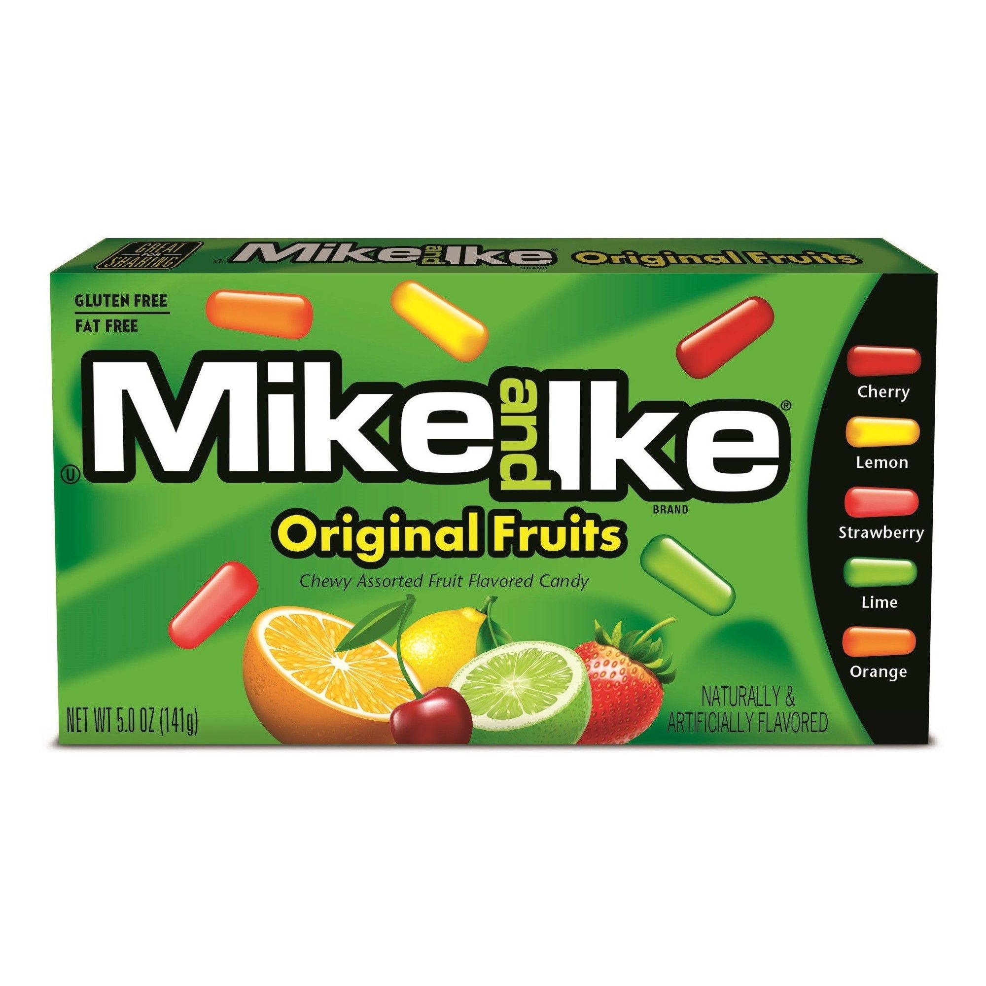 

Конфеты Mike&Ike original fruits со вкусом фруктов 141 г