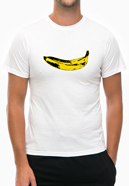 

Футболка унисекс NoBrand Banan Andy Warhol White белая M, Белый, Banan Andy Warhol White