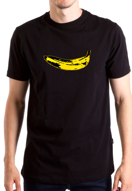 

Футболка унисекс NoBrand Banan Andy Warhol черная M, Черный, Banan Andy Warhol