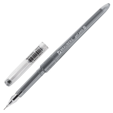 

Ручка гелевая Brauberg DIAMOND, черная, линия письма 0,25 мм, 143379, 24 шт