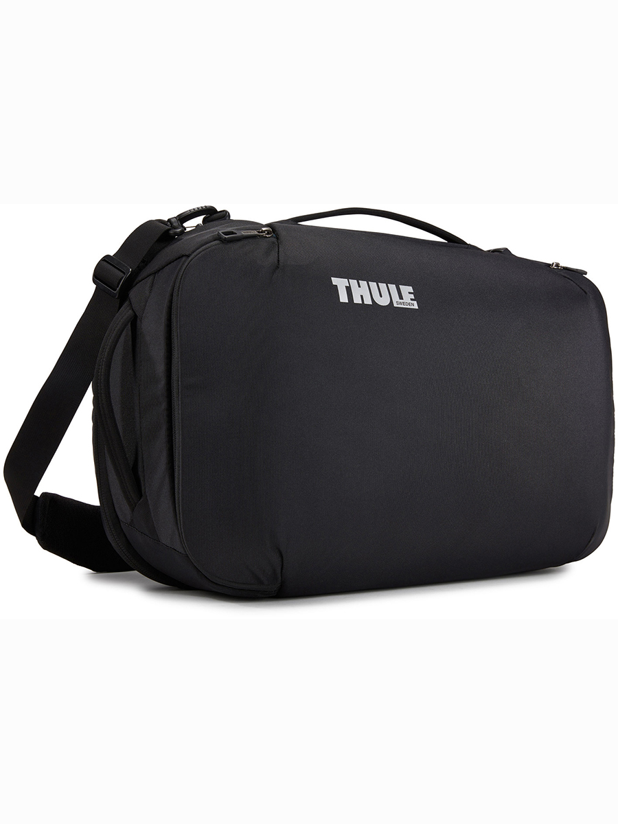 фото Дорожная сумка мужская thule subterra convertible carry on 40l черная, 21x35x55 см