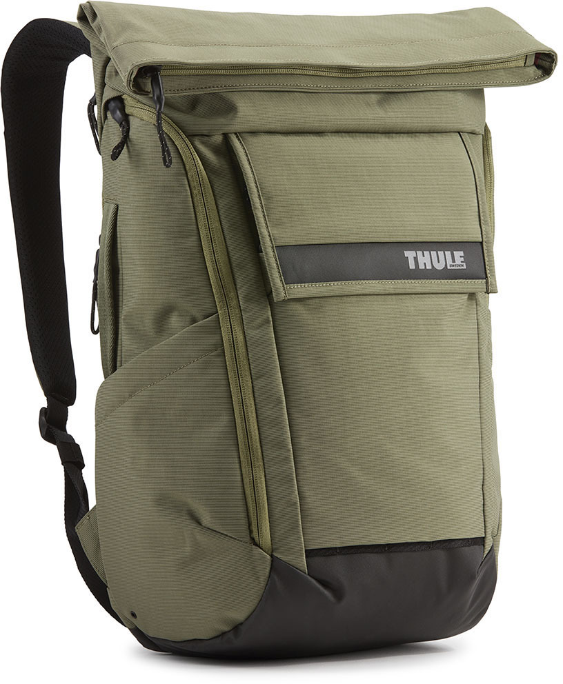 фото Рюкзак для ноутбука мужской 15,6" thule backpack 24l, оливковый