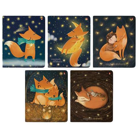 

Тетрадь Альт, 48 л., скоба, в клетку, арт. 403751, 5 штук.