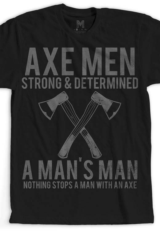 

Футболка унисекс NoBrand Axe Man черная XXXL, Черный, Axe Man