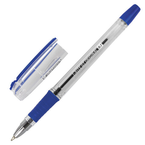 

Ручка шариковая масляная Brauberg i-Rite GT, синяя, корпус прозрачный, 143300, 24 шт