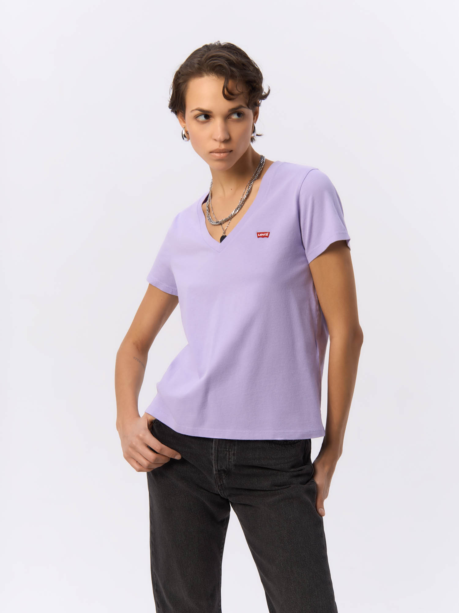 

Футболка женская Levi's 85341 фиолетовая S, Фиолетовый, 85341